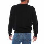 Drew Cotton Sweater // Black (2XL)