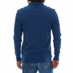 Zander Long Sleeve Polo // Washed Navy (M)