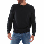 Drew Cotton Sweater // Black (2XL)