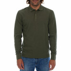 Zander Long Sleeve Polo // Olive (L)