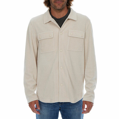 Caleb Soft Shacket // Almond Milk (S)