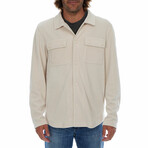 Caleb Soft Shacket // Almond Milk (2XL)