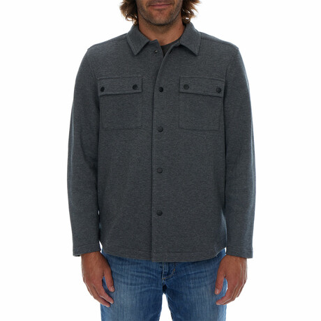 Peter Pique Shacket // Charcoal (S)