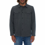 Peter Pique Shacket // Charcoal (L)