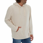 Rylan Textured Hoodie // Cream (XL)