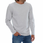 Daniel Long Sleeve Crew Neck Tee // Oatmeal Heather (2XL)