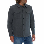 Peter Pique Shacket // Charcoal (L)