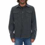 Bentley Heavy Faux Wool Work Shirt  // Charcoal (S)