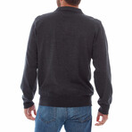 Alec Long Sleeve Polo // Charcoal (L)