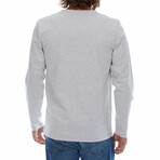 Daniel Long Sleeve Crew Neck Tee // Oatmeal Heather (2XL)