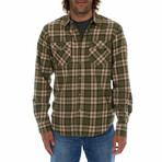 Adrian Flannel Shirt // Olive (S)