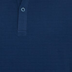 Zander Long Sleeve Polo // Washed Navy (M)
