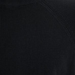 Drew Cotton Sweater // Black (2XL)