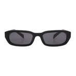 Men's // Prada PRB06S 16K08Z Square Sunglasses // Black + Grey  Lenses