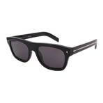 Men's // Prada PRB12S 16K731 Square Sunglasses // Black + Dark Grey Lenses