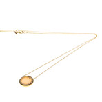 Tiffany & Co. // 18k Rose Gold T Two-Circle Diamond + Opal Pendant Necklace // 15.74"-17.71" // Store Display