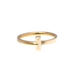 Tiffany & Co. // 18k Rose Gold T-One Ring // Ring Size: 6.5 // Store Display