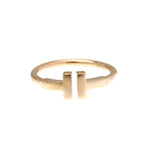Tiffany & Co. // 18k Rose Gold T Wire Ring // Ring Size: 5 // Store Display