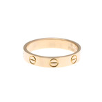 Cartier // 18k Rose Gold Love Ring // Ring Size: 6 // Store Display