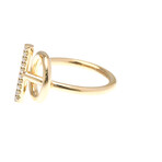 Hermes // 18k Rose Gold Echappee Diamond Ring // Ring Size: 6 // Store Display