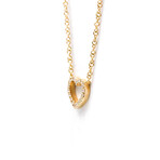 Tiffany & Co. // 18k Rose Gold Heart Diamond Pendant Necklace // 15.94" // Store Display