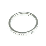 Tiffany & Co. // Platinum Flat Diamond Ring // Ring Size: 6 // Store Display