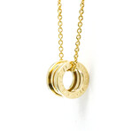 Bulgari // 18k Yellow Gold B.Zero1 Pendant Necklace // 15.74" // Store Display