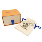 Louis Vuitton // Palladium-Finished Zamac Monogram Ring Pendant Necklace // 19.68"-24.01" // Store Display