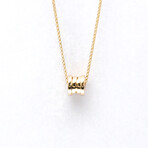 Bulgari // 18k Rose Gold B.Zero1 Pendant Necklace // 15.35"-18.11" // Store Display