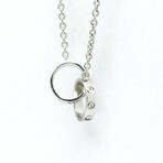 Cartier // 18k White Gold Love Pendant Necklace // 16.92" // Store Display