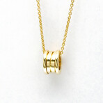 Bulgari // 18k Yellow Gold B.Zero1 Pendant Necklace // 15.74" // Store Display