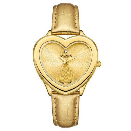 Gamages of London Ladies Pure Heart Diamond Quartz // GAW591