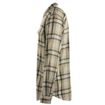 Plaid 2-Pocket Long-Sleeve Flannel Shirt // Stone (L)