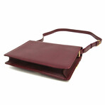 Cartier // Leather Les Must de Envelope Shoulder Bag // Bordeaux // Pre-Owned
