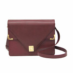 Cartier // Leather Les Must de Envelope Shoulder Bag // Bordeaux // Pre-Owned