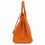 Hermes // Togo Leather Birkin 30 Handbag // Orange // Pre-Owned