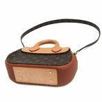 Louis Vuitton // Monogram-Coated Canvas + Leather Eden Handbag // Camel + Monogram Brown // Pre-Owned