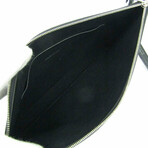 Balenciaga // PVC BB Monogram Logo Wristlet Pouch // Black // Pre-Owned