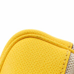 Hermes // Toile H + Epsom Leather Birkin 35 Handbag // Jaune // Pre-Owned