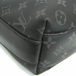 Louis Vuitton // Monogram Eclipse Coated-Canvas + Leather Odyssey Messenger Bag // Black // Pre-Owned