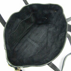 Dior // Leather D-Bee Classic Tote // Black // Pre-Owned