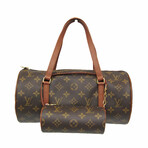 Louis Vuitton // Monogram Coated-Canvas + Leather Papillon Purse // Monogram Brown // Pre-Owned