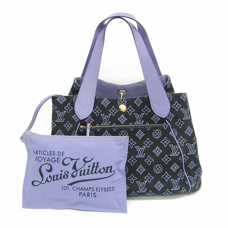 Louis Vuitton // Canvas + Leather Cabas Ipanema Tote // Marine // Pre-Owned
