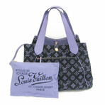 Louis Vuitton // Canvas + Leather Cabas Ipanema Tote // Marine // Pre-Owned