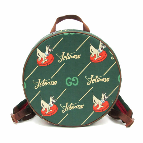 Gucci // PVC Leather The Jetsons Web Sherry Line Mini Backpack // Green // Pre-Owned