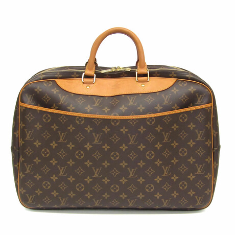 Louis Vuitton // Monogram Coated-Canvas + Leather Alize Duffle Bag // Monogram Brown // Pre-Owned
