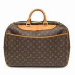 Louis Vuitton // Monogram Coated-Canvas + Leather Alize Duffle Bag // Monogram Brown // Pre-Owned