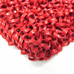 Anteprima // PVC Wire Structured Tote Handbag // Red // Pre-Owned