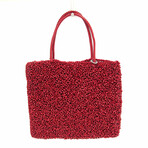 Anteprima // PVC Wire Structured Tote Handbag // Red // Pre-Owned