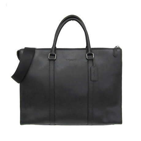 Coach // Leather Business Case // Black // Pre-Owned